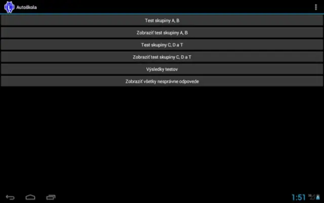 Autoškola android App screenshot 3